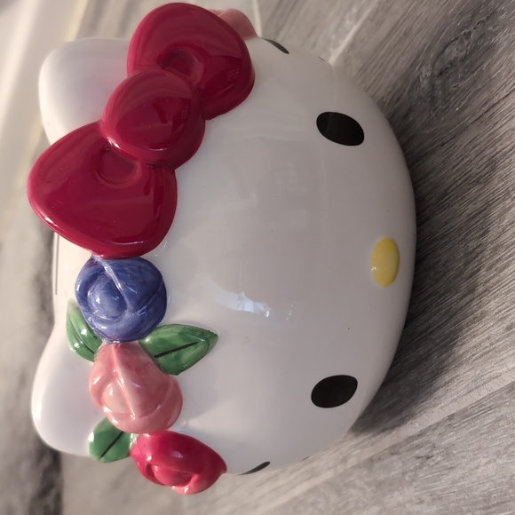 Hello Kitty Sanrio Blue and White Ceramic Bowl - Picture 4 of 4